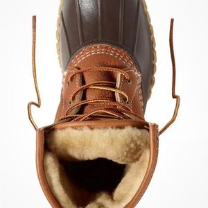 LL Bean fur lined boots - worn twice - size 8